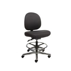 Cramer Triton Max Mid-Height ESD Chair with Aluminum Base, Fabric or Vinyl