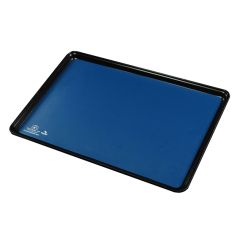 Desco 65144 Statfree® B2 Vinyl Tray Liner, Dark Blue, 16" x 24"