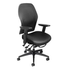 ergoCentric ecoCentic™ Task Chair with Mesh Back & Upholstered Seat, Syncro Tilt