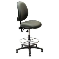 ergoCentric Ergo 2F 200 Bench Height Chair with Tilt Control, Vinyl