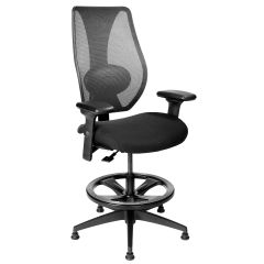 tCentric Hybrid™ Counter Height Task Chair with Mesh Back & Upholstered Seat