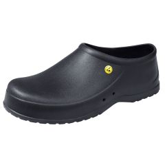 Estatec Estashoe 4.0 Vented ESD-Safe Clogs, Black (Pair)