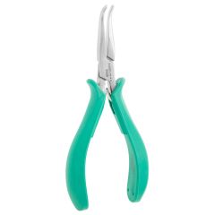 Excelta 2829 Two Star 5.75" Medium Bent Nose 60° Stainless Steel Plier