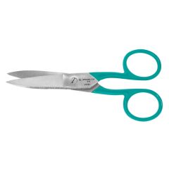 Excelta 299EC ★★ Heavy-Duty Stainless Steel Scissors with Serrated Outside Edges, Large, Beefy Blades & Epoxy Coated Handle, 5" OAL