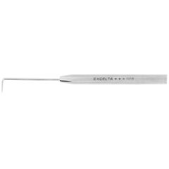 Excelta 331B ★★★ Stainless Steel Probe with 90° Angled, Short, Mini Fine Tip, 3.0" OAL