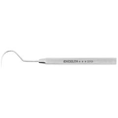 Excelta 331D ★★★ Stainless Steel Probe with Short, Hooked, Mini Fine Tip, 3.0" OAL