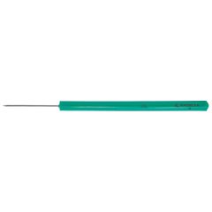 Excelta 333 ★★ Stainless Steel Probe with Plastic Handle & Straight Wide Tip, 6.0" OAL