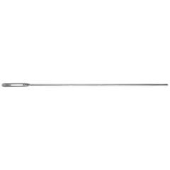 Excelta 333E ★★ Stainless Steel Probe with Straight, Eye-Hole & Paddle Tip, 6.0" OAL