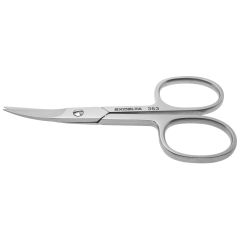 Excelta 363 ★★★★ Medical-Grade Scissors with 17° Curved, Round, Fine Blades, 3.75" OAL