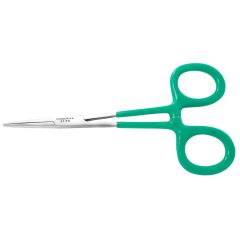 Excelta 37PH ★★ Locking Hemostat with Vinyl Coated Handles & Straight, Serrated Jaw, 6.0" OAL