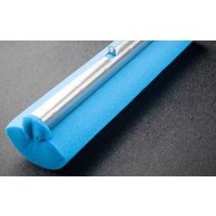 Foamtec FS600ST-12 UltraMOP™ SW Sterile Polyurethane Mop Head with Stainless Steel Bracket, 3.5" x 14"