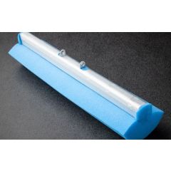 Foamtec FS601-12 UltraMOP™ SW Sterile Polyurethane Mop Head with Galvanized Steel Bracket, 3.5" x 14" 