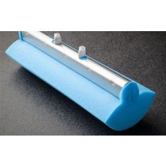 Foamtec FS620ST-12 UltraMOP™ SW Sterile Polyurethane Mop Head with Stainless Steel Bracket, 3.5" x 10"