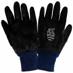 Global Glove 9900 Frogwear™ Heavy Weight Smooth Neoprene Gloves with Knit Wrists, Black