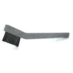 Gordon Brush 11SSA Conductive Scratch Brush with Single Row 1-1/8" Stainless Steel 0.003" dia. Bristles, 7/16" Trim & 1/8" dia. Aluminum Handle, 6-7/16" OAL