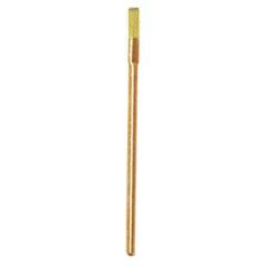 Gordon Brush BT202B Brass Anti-Static Brush with Brass Handle, 0.125" Dia.