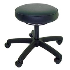 Industrial Seating Series Desk Height 65 Stool with Black Nylon Base, Vinyl 