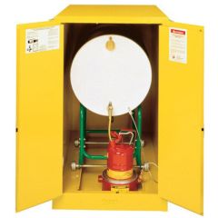 Justrite 899300 Sure-Grip® EX Horizontal Drum Safety Cabinet with 2 Doors, 48" x 30" x 50"