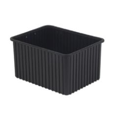 LEWISBins DC3120-XL ESD-Safe Conductive Divider Container, Black, 17.4" x 22.4" x 12"