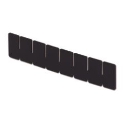 LEWISBins DV0825-XL ESD-Safe Vertical Divider, Black, 1.9" Tall