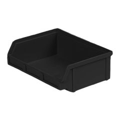 LEWISBins PB22-FXL Plastibox® ESD Parts Bin, Black, 8.8" x 6.6" x 2.9"