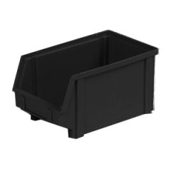 LEWISBins PB30-FXL Plastibox® ESD Parts Bin, Black, 5.8" x 9.5" x 5"