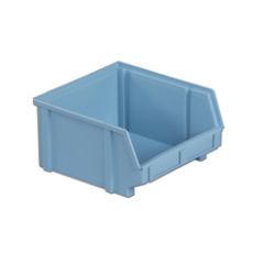 LEWISBins PB31-X Plastibox® Parts Bin with Molded Dividers, Light Blue, 8.8" x 9.3" x 5"