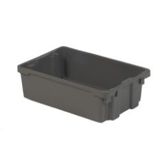 LEWISBins SN2012-6 Polylewton® Stack-N-Nest Container, 13" x 20.1" x 6.2"