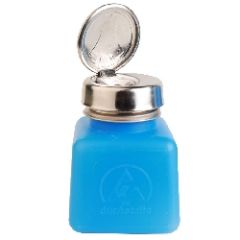 Menda 35282 Blue HDPE One-Touch DurAstatic™ Dissipative Bottle, 4oz.