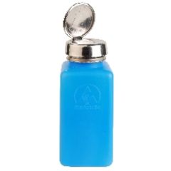 Menda 35284 Blue HDPE One-Touch DurAstatic™ Dissipative Bottle, 8oz.