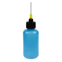 Menda 35564 durAstatic® Dissipative LDPE Flux Dispensing Bottle with 20-Gauge Needle, Blue, 2 oz.