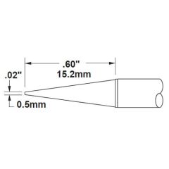 Metcal STTC-843 Conical Solder Cartridge, 0.5mm 