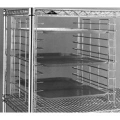 Metro 15SNC Chrome Tray Slides for 18" Shelf