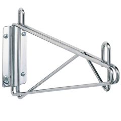 Metro 1WD14C Chrome Direct Wall Mount Single Bracket, 14"