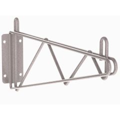 Metroseal Gray Shelf Support for 14" Single Shelves