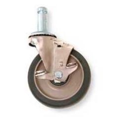 Metro 5MPBX Polyurethane Stem Caster, Braking, 5"