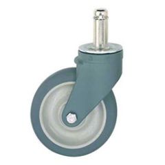 Metro 5PCXM Polymer Antimicrobial Swivel Stem Caster, 5"