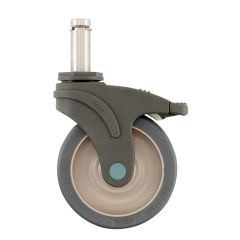 Metro 5PSTEB-NB Polymer & Stainless Total-Guard Caster, Braking, 5"