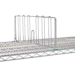 Metro DD14BL Black Wire Shelf Divider, 14"