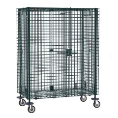 Metro SEC53DK3 Metroseal® Green Security Cart, fits 24" x 36" Shelves