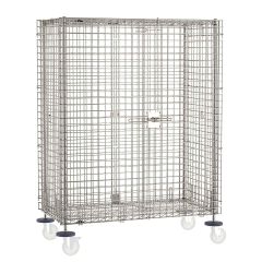 Metro SEC53S-SD Stainless Steel Security Cart, fits 24" x 36" Shelves