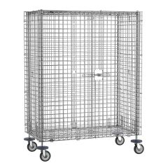 Metro SEC55DC Chrome Security Cart, fits 24" x 48" Shelves