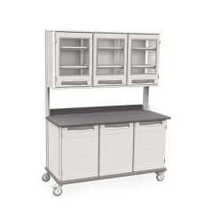 Metro SXRMWT36EOH3 Starsys Triple-Width Mobile WorkCenter with Epoxy Resin Top, 28.6" x 63.2" x 36.5"