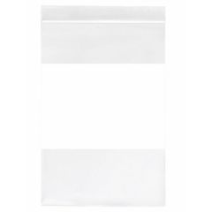 Minigrip ZIPPIT® Zipper Bag with White Block, 4mil