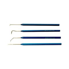 Moody Tools 55-1290 Blue Anodized Aluminum 25 Mil 4-Piece Probe Set