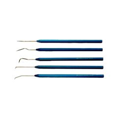 Moody Tools 55-1291 Blue Anodized Aluminum 25 Mil 5-Piece Probe Set