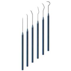 Moody Tools 55-1292 Blue Anodized Aluminum 25 Mil 6-Piece Probe Set