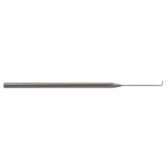 Moody Tools 55-1751 Stainless Steel #6 25 Mil Probe with Single Bend Tip, 5.75" OAL