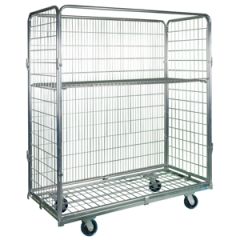 Nashville Wire RC2 Open Front Cart, 28.5" x 63" x 72"