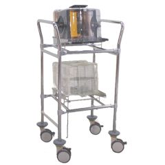 Palbam Class 2-PFC FOUP Wafer Transport Cart with 2 Nests for 300mm Wafers, 23" x 48" x 49"